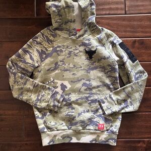 Under Armour Boys Camo Hoodie Project Rock